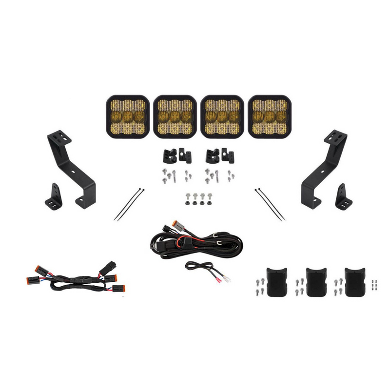 Diode Dynamics SS5 Grille CrossLink Lightbar Kit for Ram 1500 (2019-2024) - Aspire Auto Accessories