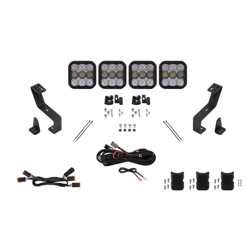 Diode Dynamics SS5 Grille CrossLink Lightbar Kit for Ram 1500 (2019-2024) - Aspire Auto Accessories