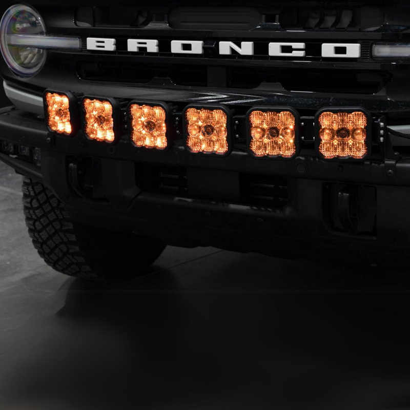 Diode Dynamics SS5 Grille CrossLink Lightbar Kit w/ Steel Bumper for Ford Bronco (2021-2024) - Aspire Auto Accessories