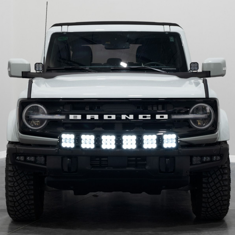 Diode Dynamics SS5 Grille CrossLink Lightbar Kit w/ Steel Bumper for Ford Bronco (2021-2024) - Aspire Auto Accessories