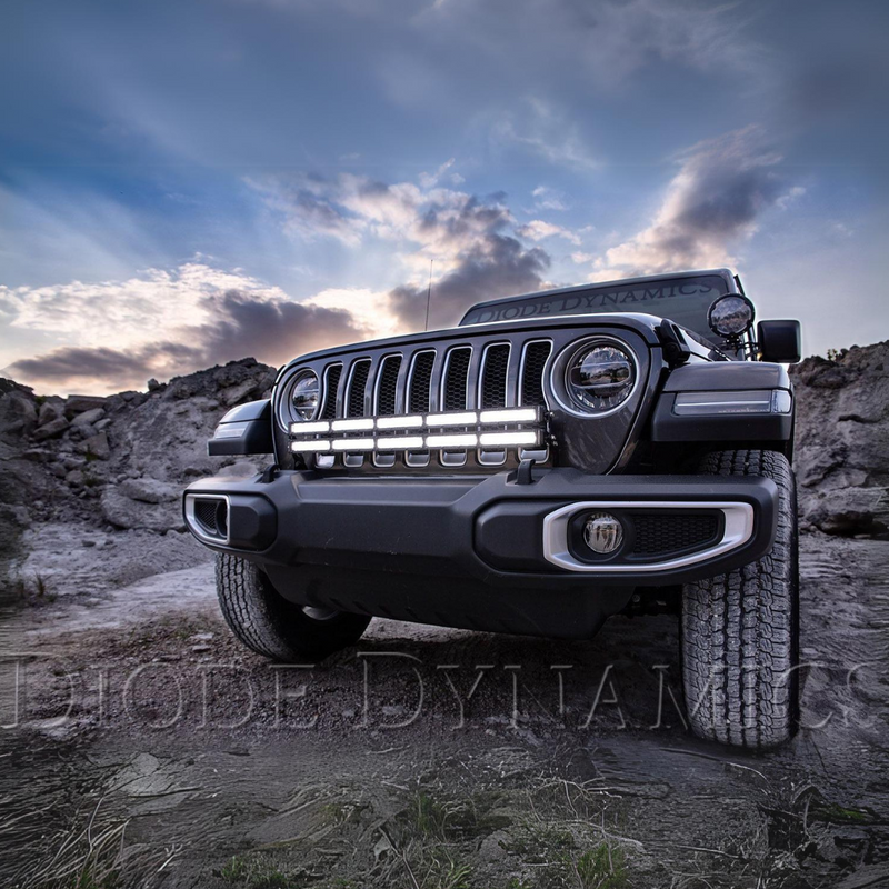 Diode Dynamics Bumper LED Lightbar Kit for Jeep JL Wrangler (2018-2024) - Aspire Auto Accessories