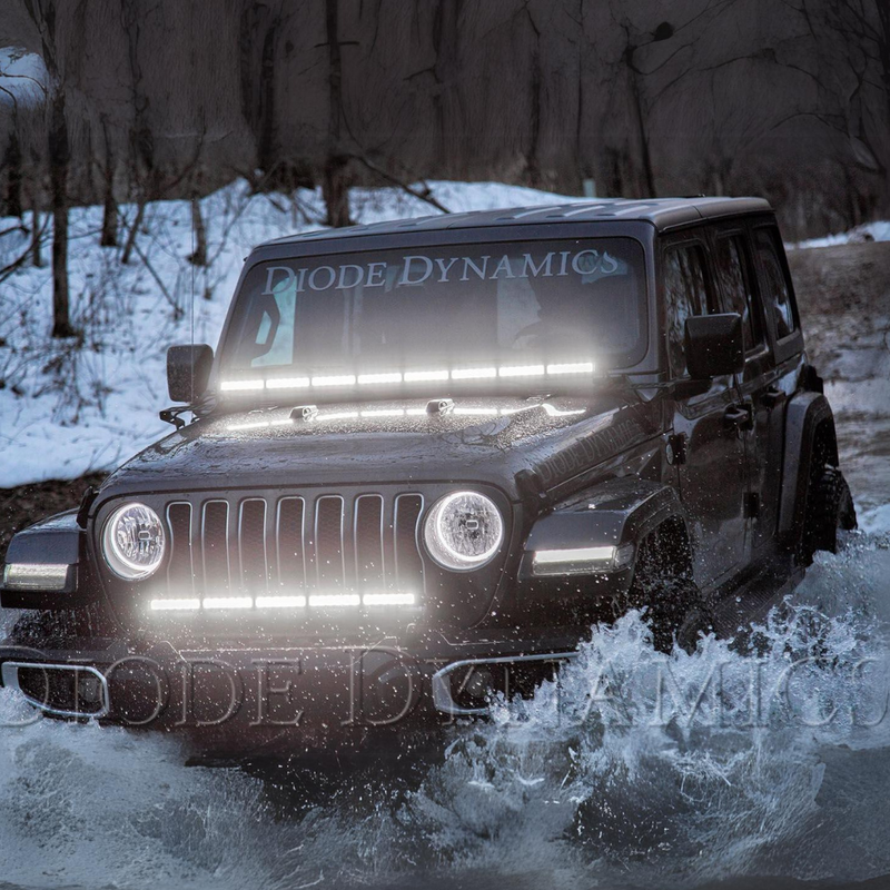 Diode Dynamics Bumper LED Lightbar Kit for Jeep JL Wrangler (2018-2024) - Aspire Auto Accessories