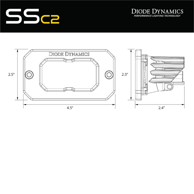 Diode Dynamics Stage Series Flush Mount Reverse Light Kit - Aspire Auto Accessories