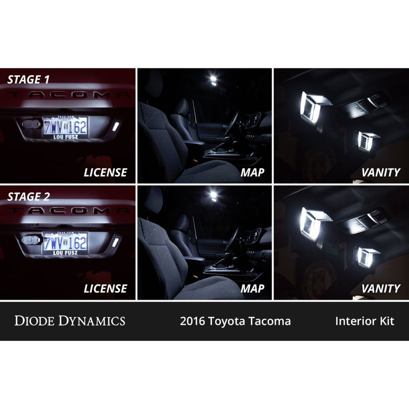 Diode Dynamics Interior LED Conversion Kit for Tacoma (2016-2023) - Aspire Auto Accessories