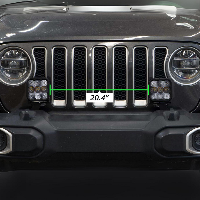 Diode Dynamics SS5 Bumper LED Pod Light Kit for Jeep JL Wrangler (2018-2024) - Aspire Auto Accessories