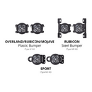 Diode Dynamic SS3 LED Fog Light Kit for Jeep Gladiator (2020-2024) - Aspire Auto Accessories