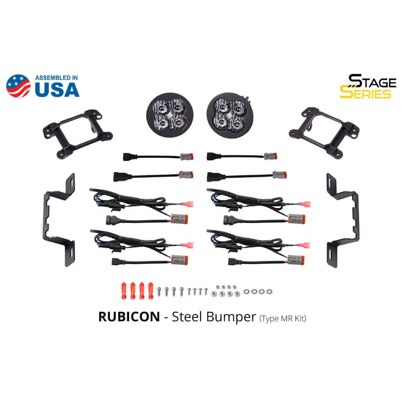 Diode Dynamics SS3 LED Fog Light Kit Jeep JL Wrangler (2018-2024) - Aspire Auto Accessories