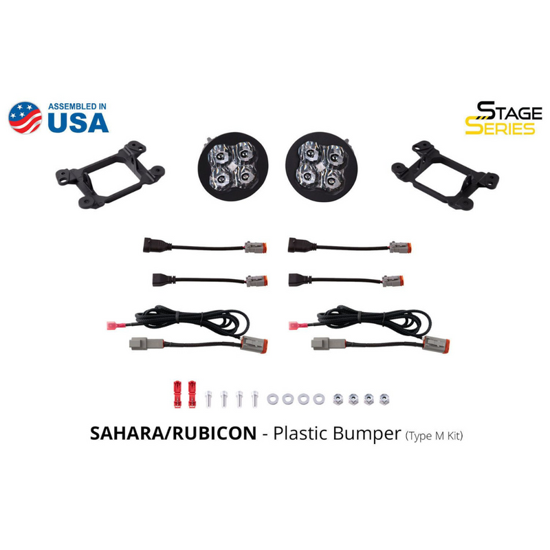 Diode Dynamics SS3 LED Fog Light Kit Jeep JL Wrangler (2018-2024) - Aspire Auto Accessories