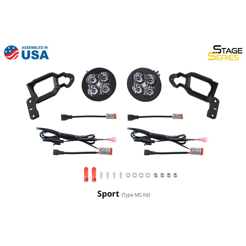 Diode Dynamics SS3 LED Fog Light Kit Jeep JL Wrangler (2018-2024) - Aspire Auto Accessories