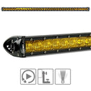 Extreme LED Single Row Amber LED Light Bar - Aspire Auto Accessories