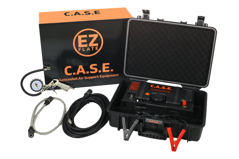 EZ Flate C.A.S.E. Portable Dual Air Compressor - Aspire Auto Accessories