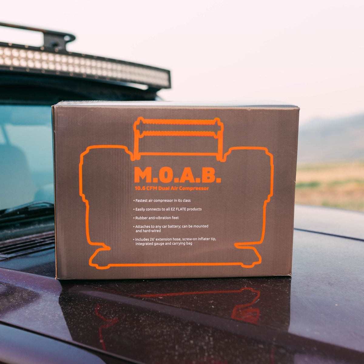 EZ Flate M.O.A.B. Portable Dual Air Compressor | Aspire Auto