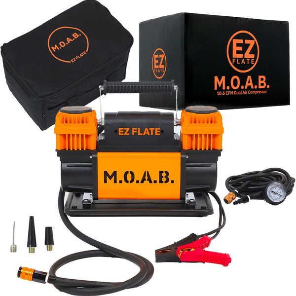 EZ Flate M.O.A.B. Portable Dual Air Compressor | Aspire Auto