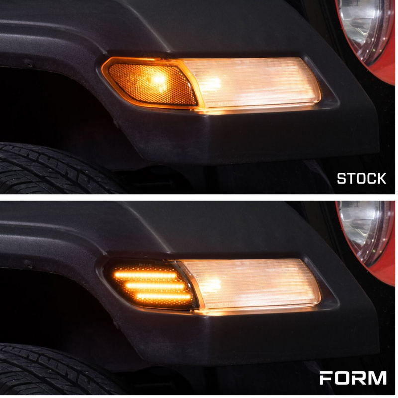 Form LED Sidemarkers (pair) for Jeep Gladiator (2020-2024) - Aspire Auto Accessories