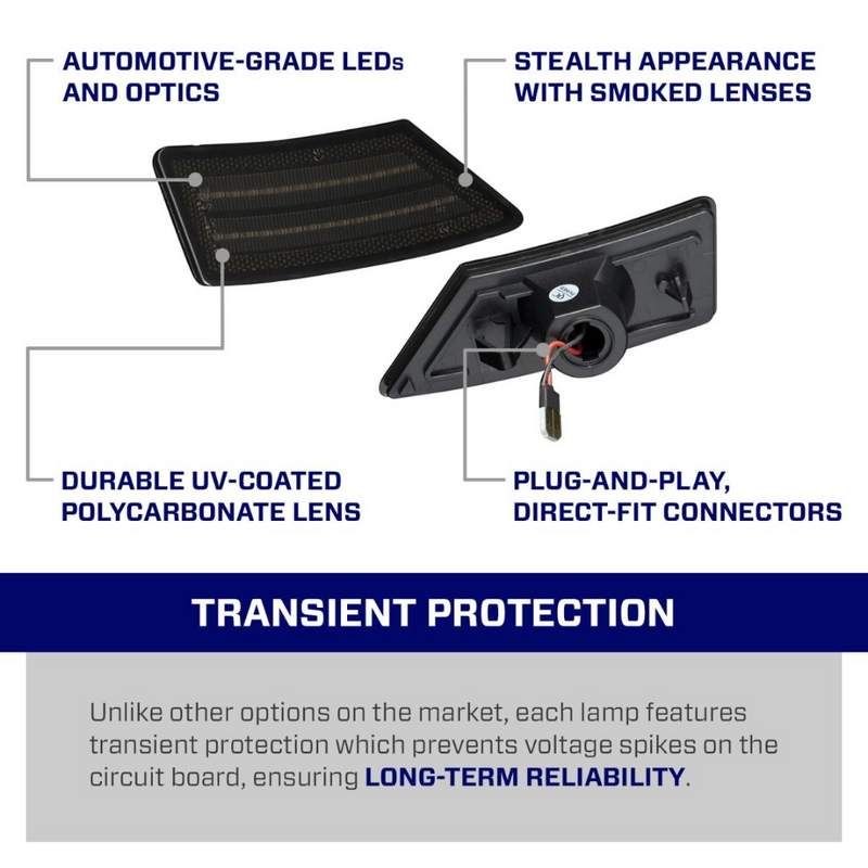 Form LED Sidemarkers (pair) for Ford Ranger (2019-2023) - Aspire Auto Accessories