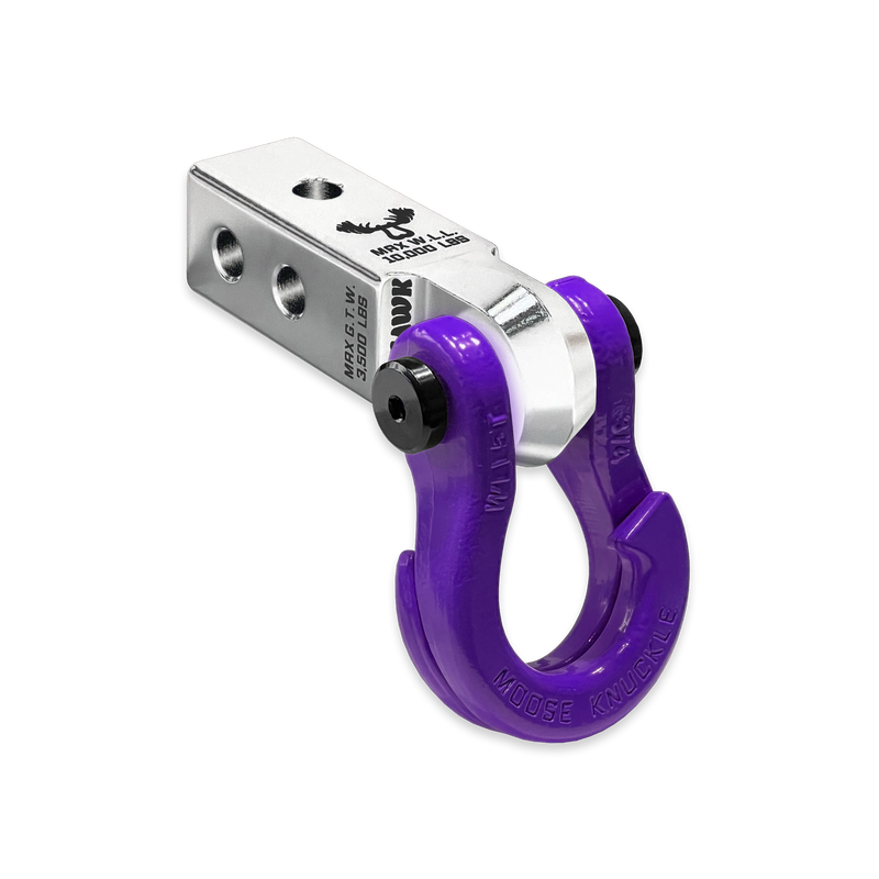 Jowl 3/4 Split Shackle and Silver Mohawk 2.0 Receiver Combo - Aspire Auto Accessories