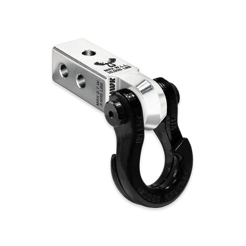 Jowl 3/4 Split Shackle and Silver Mohawk 2.0 Receiver Combo - Aspire Auto Accessories