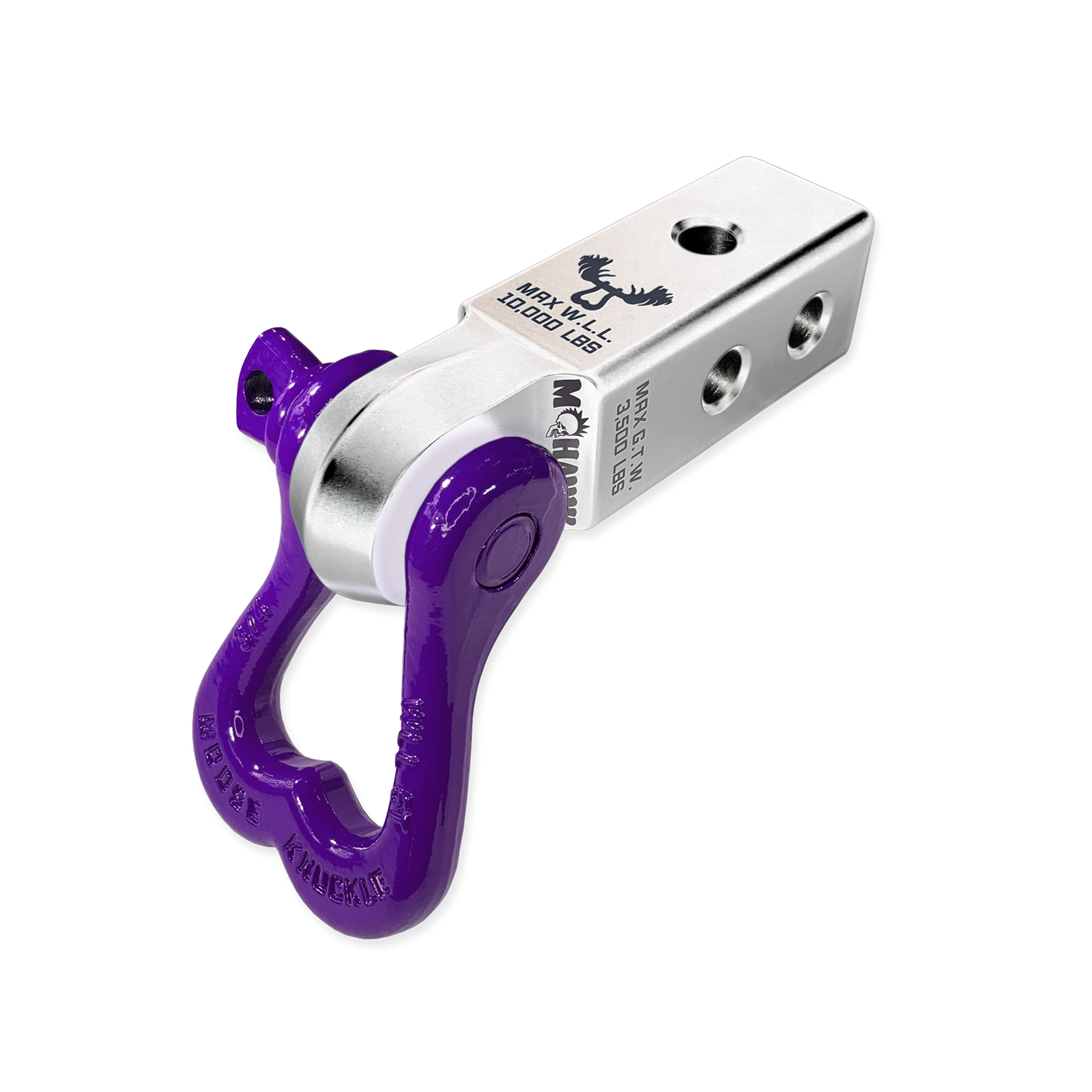 Moose Knuckle XL 3/4 Shackle and Silver Mohawk 2.0 Receiver Combo