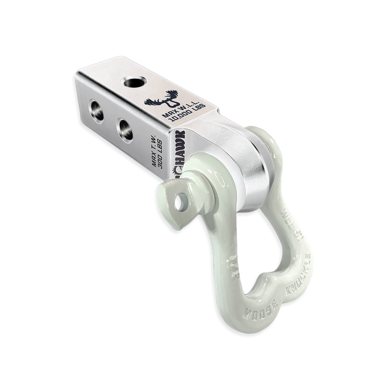 Moose Knuckle XL 3/4 Shackle and Silver Mohawk 2.0 Receiver Combo - Aspire Auto Accessories