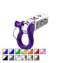 Silver B'oh 3/4 Spin Pin Shackle and Atomic Silver Mohawk 2.0 Receiver Combo - Aspire Auto Accessories