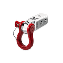 Silver B'oh 3/4 Spin Pin Shackle and Atomic Silver Mohawk 2.0 Receiver Combo - Aspire Auto Accessories