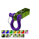 Green B'oh 3/4 Spin Pin Shackle and Mohawk 2.0 Receiver Combo - Aspire Auto Accessories