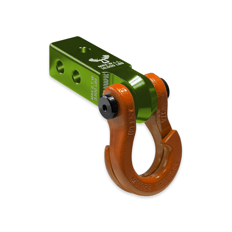Jowl 3/4 Split Shackle and Green Mohawk 2.0 Receiver Combo - Aspire Auto Accessories