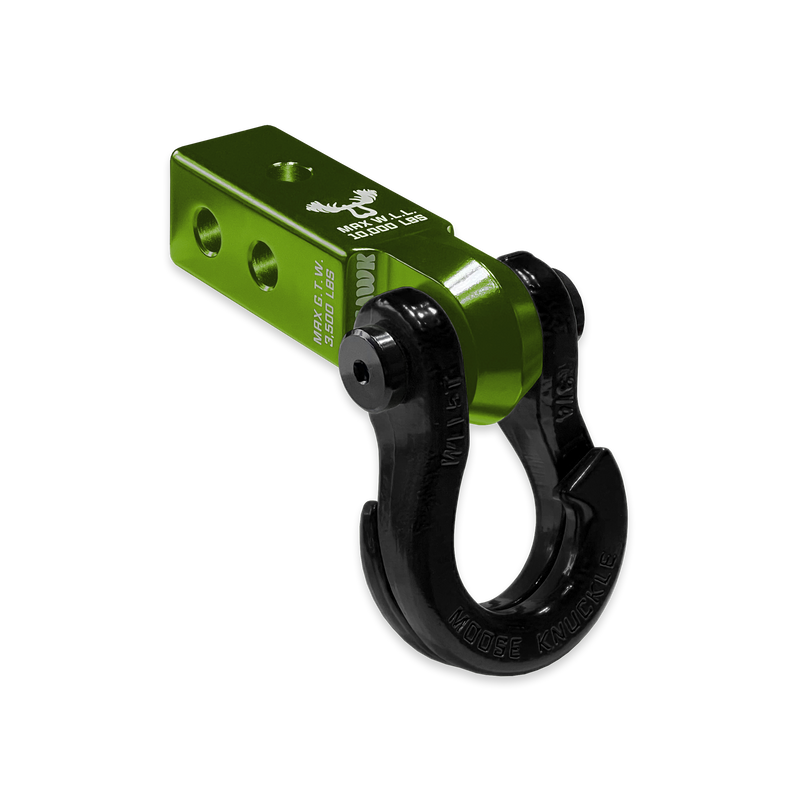 Jowl 3/4 Split Shackle and Green Mohawk 2.0 Receiver Combo - Aspire Auto Accessories
