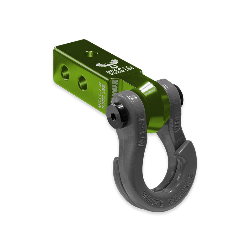 Jowl 3/4 Split Shackle and Green Mohawk 2.0 Receiver Combo - Aspire Auto Accessories