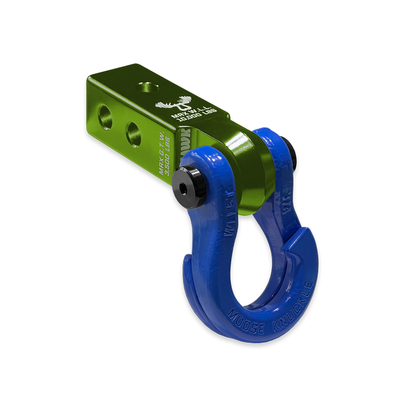 Jowl 3/4 Split Shackle and Green Mohawk 2.0 Receiver Combo - Aspire Auto Accessories