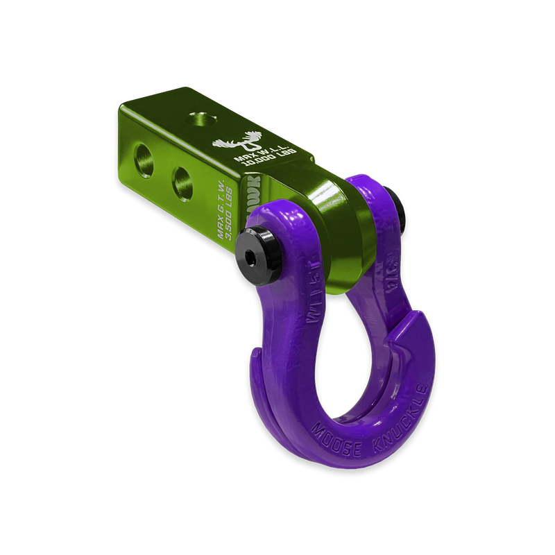 Jowl 3/4 Split Shackle and Green Mohawk 2.0 Receiver Combo - Aspire Auto Accessories