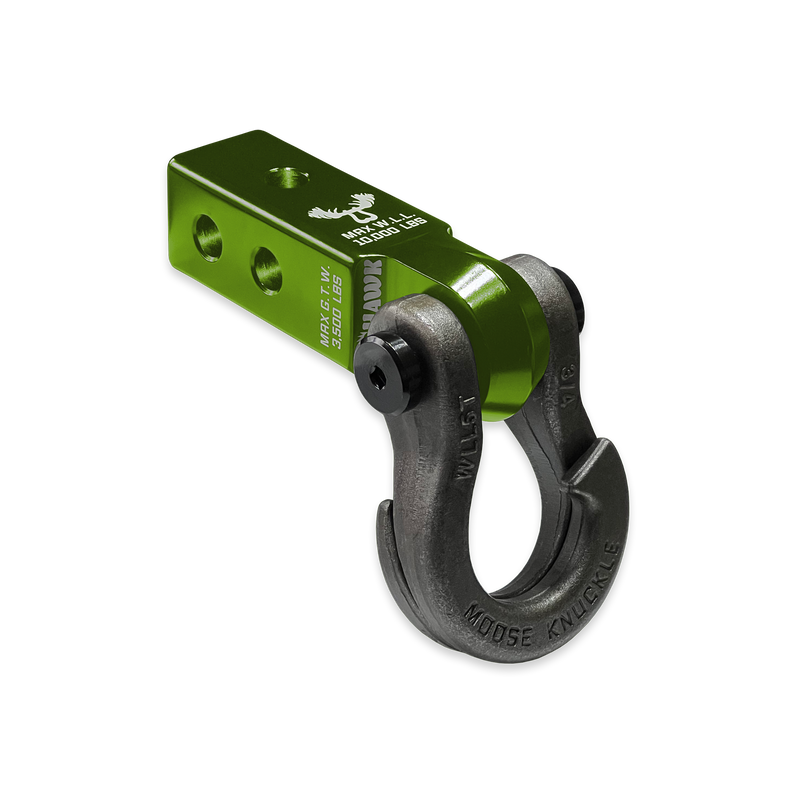 Jowl 3/4 Split Shackle and Green Mohawk 2.0 Receiver Combo - Aspire Auto Accessories