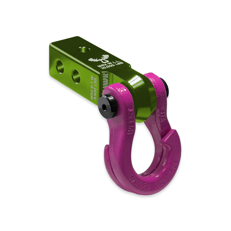 Jowl 3/4 Split Shackle and Green Mohawk 2.0 Receiver Combo - Aspire Auto Accessories