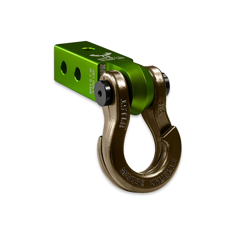 Jowl 3/4 Split Shackle and Green Mohawk 2.0 Receiver Combo - Aspire Auto Accessories