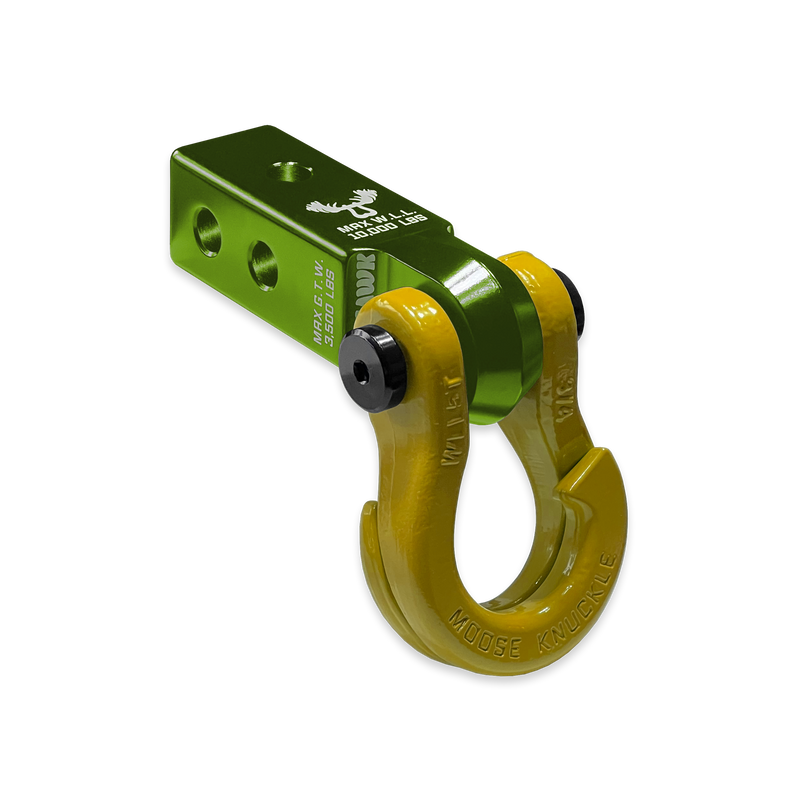 Jowl 3/4 Split Shackle and Green Mohawk 2.0 Receiver Combo - Aspire Auto Accessories