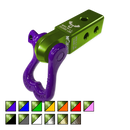 Moose Knuckle XL 3/4 Shackle and Green Mohawk 2.0 Receiver Combo - Aspire Auto Accessories