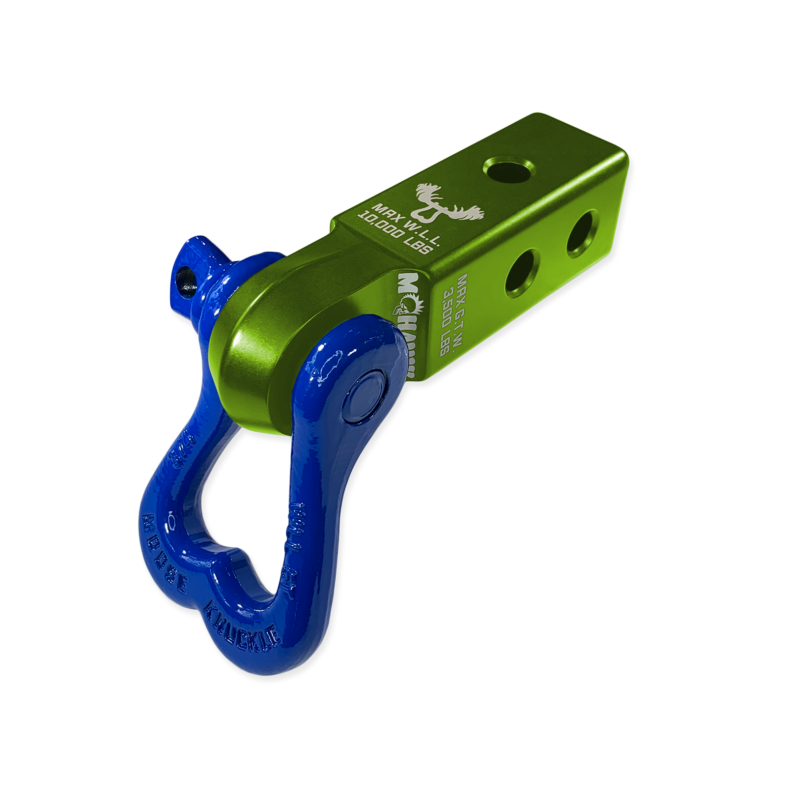 Moose Knuckle XL 3/4 Shackle and Green Mohawk 2.0 Receiver Combo ...