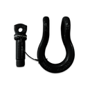 Black B'oh Recovery Spin Pin Shackle 3/4 - Aspire Auto Accessories