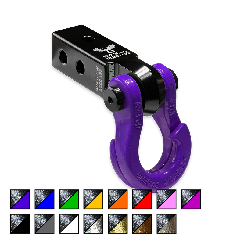 Jowl 3/4 Split Shackle and Black Mohawk 2.0 Receiver Combo - Aspire Auto Accessories