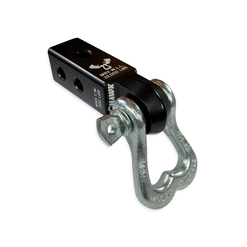 Moose Knuckle XL 3/4 Shackle and Black Mohawk 2.0 Receiver Combo - Aspire Auto Accessories