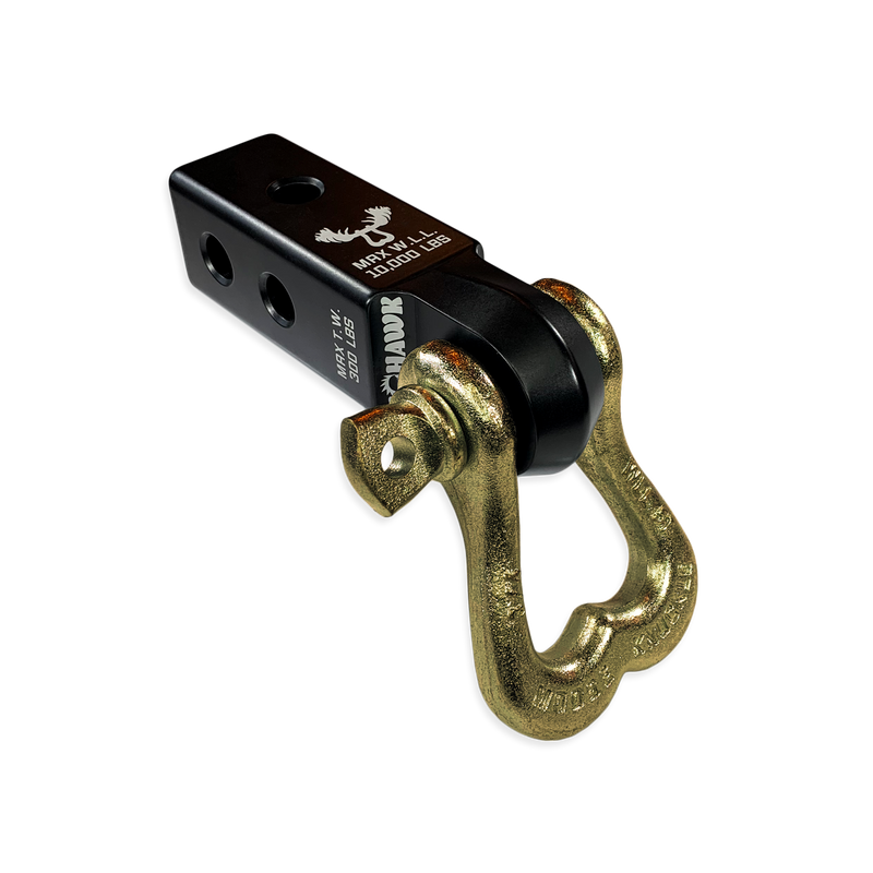 Moose Knuckle XL 3/4 Shackle and Black Mohawk 2.0 Receiver Combo - Aspire Auto Accessories