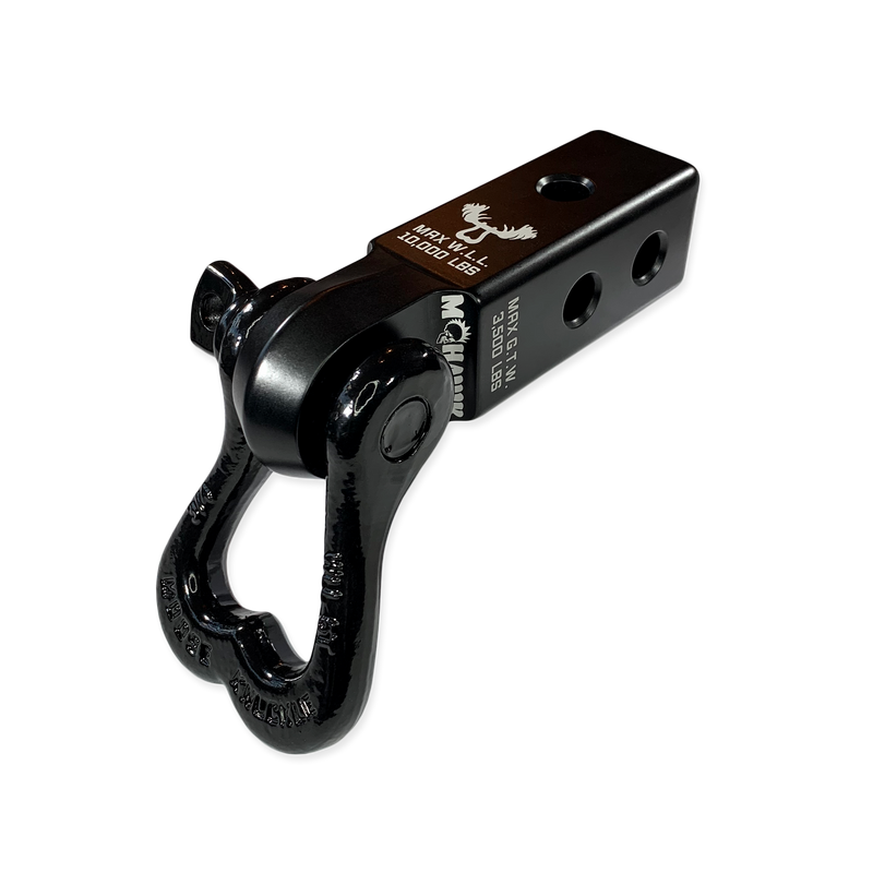 Moose Knuckle XL 3/4 Shackle and Black Mohawk 2.0 Receiver Combo - Aspire Auto Accessories