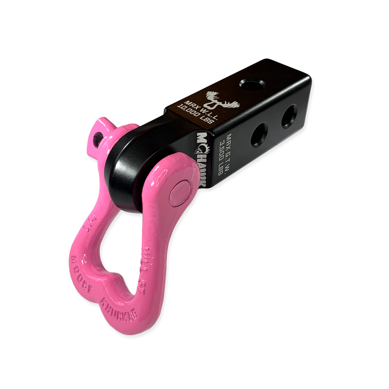 Moose Knuckle XL 3/4 Shackle and Black Mohawk 2.0 Receiver Combo - Aspire Auto Accessories