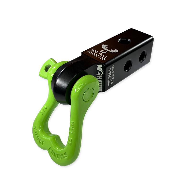 Moose Knuckle XL 3/4 Shackle and Black Mohawk 2.0 Receiver Combo - Aspire Auto Accessories
