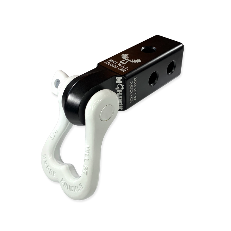 Moose Knuckle XL 3/4 Shackle and Black Mohawk 2.0 Receiver Combo - Aspire Auto Accessories
