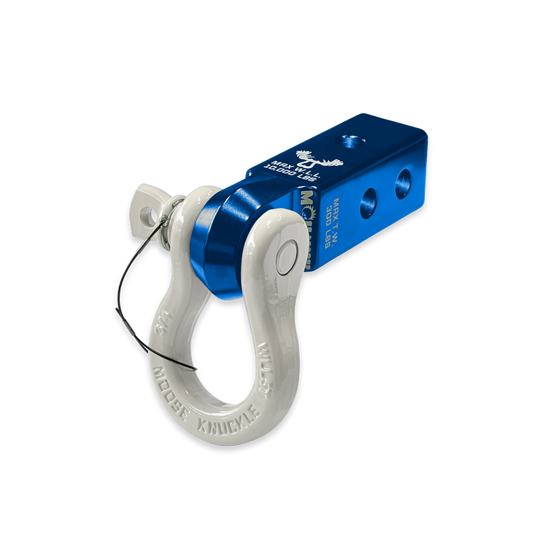 Blue B'oh 3/4 Spin Pin Shackle and Mohawk 2.0 Receiver Combo - Aspire Auto Accessories