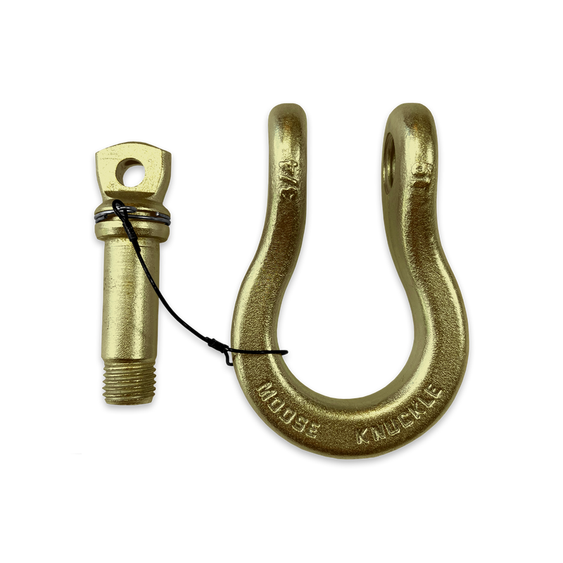 Brass B'oh Recovery Spin Pin Shackle 3/4 - Aspire Auto Accessories