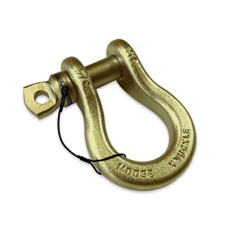 Brass B'oh Recovery Spin Pin Shackle 3/4 - Aspire Auto Accessories