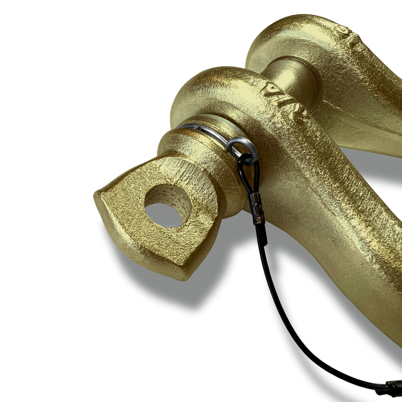 Brass B'oh Recovery Spin Pin Shackle 3/4 - Aspire Auto Accessories