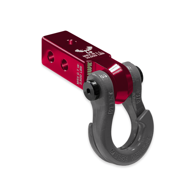 Jowl 3/4 Split Shackle and Red Mohawk 2.0 Receiver Combo - Aspire Auto Accessories